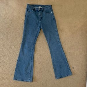 Princess Polly Dark Wash Flare Jean